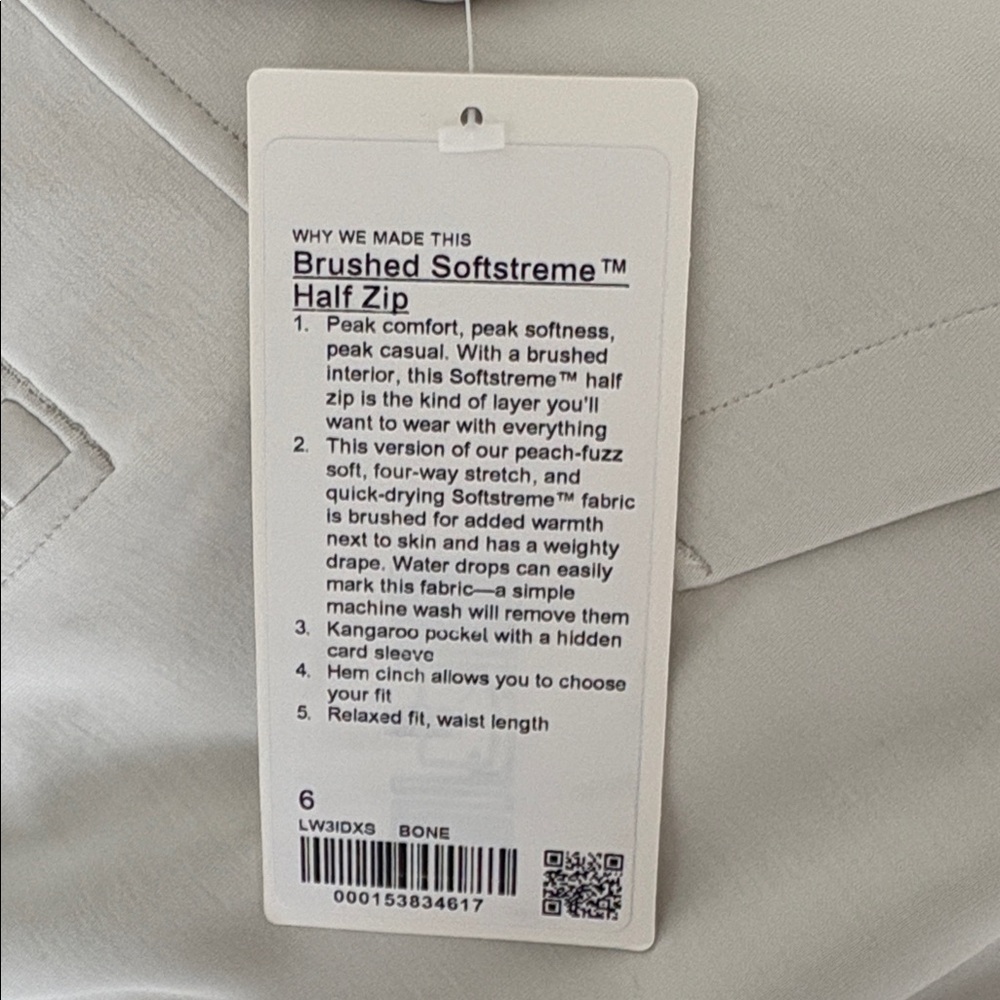 Brushed Softstreme Half Zip Hoodie - Picture 7 of 9